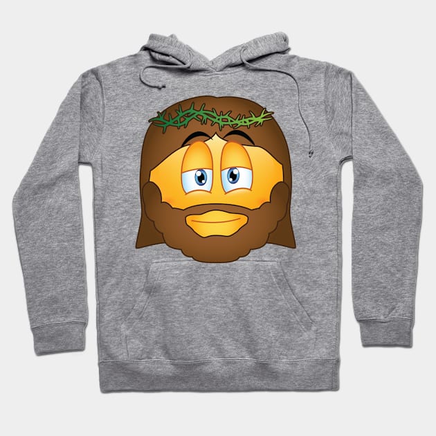 Jesus Emoji by Emoji World Hoodie by emojiworld